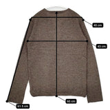 45R/45rpm プルオーバー ウール セーター ニット ブラウン レディース フォーティーファイブアールピーエム【中古】5-1023T∞