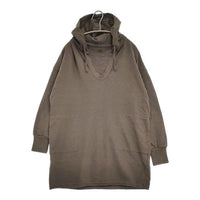 45R/45rpm ガーゼ裏毛フードワンピース 定価26400円 コットン パーカー チャコールグレー レディース フォーティーファイブアールピーエム【中古】5-0827M∞