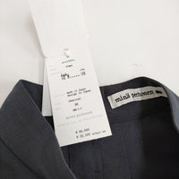 mina perhonen aca1343s blumen 36 直営店限定 刺繍 定価60500円 ブラウス 24-25AW チャコールグレー レディース ミナペルホネン【中古】5-0429M♪