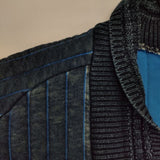 pure blue japan 中綿入り インディゴ 正藍屋 カーディガン ネイビー レディース ピュアブルージャパン【中古】5-1026T∞