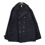 umii 908/45R/45rpm モールスキン コットン サイズ4 コート 濃紺 ネイビー レディース ウミフォーティーファイブアールピーエム【中古】5-1026T∞