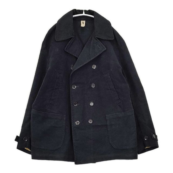 umii 908/45R/45rpm モールスキン コットン サイズ4 コート 濃紺 ネイビー レディース ウミフォーティーファイブアールピーエム【中古】5-1026T∞