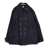 umii 908/45R/45rpm モールスキン コットン サイズ4 コート 濃紺 ネイビー レディース ウミフォーティーファイブアールピーエム【中古】5-1026T∞