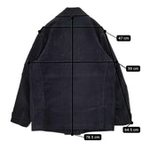 umii 908/45R/45rpm モールスキン コットン サイズ4 コート 濃紺 ネイビー レディース ウミフォーティーファイブアールピーエム【中古】5-1026T∞