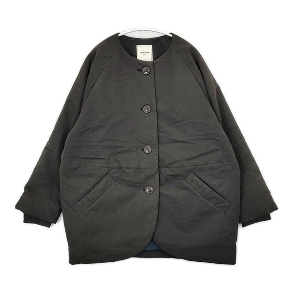 Heart Market 中綿 裏生地ブラックウォッチ コート ブラック レディース ハートマーケット【中古】5-1026T∞