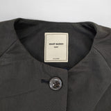 Heart Market 中綿 裏生地ブラックウォッチ コート ブラック レディース ハートマーケット【中古】5-1026T∞