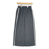 SENSE OF PLACE by URBAN RESEARCH ラメラインスカート ロングスカート 24SS チャコールグレー レディース センスオブプレイスバイアーバンリサーチ【中古】5-0616M∞