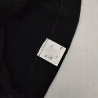 homspun 40/1丸胴テレコタートルプルオーバー 定価7150円 222-6286 コットン カットソー ブラック レディース ホームスパン【中古】5-0906M∞