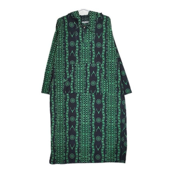 BEAMS BOY/S2W8/South2 West8 Mexican One-Piece hm950 総柄 ワンピース グリーン ブラック レディース ビームスボーイ/サウスツーウェストエイト【中古】5-0803M∞