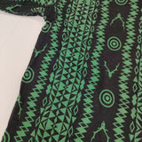 BEAMS BOY/S2W8/South2 West8 Mexican One-Piece hm950 総柄 ワンピース グリーン ブラック レディース ビームスボーイ/サウスツーウェストエイト【中古】5-0803M∞