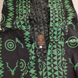 BEAMS BOY/S2W8/South2 West8 Mexican One-Piece hm950 総柄 ワンピース グリーン ブラック レディース ビームスボーイ/サウスツーウェストエイト【中古】5-0803M∞