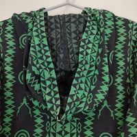 BEAMS BOY/S2W8/South2 West8 Mexican One-Piece hm950 総柄 ワンピース グリーン ブラック レディース ビームスボーイ/サウスツーウェストエイト【中古】5-0803M∞