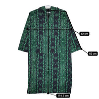 BEAMS BOY/S2W8/South2 West8 Mexican One-Piece hm950 総柄 ワンピース グリーン ブラック レディース ビームスボーイ/サウスツーウェストエイト【中古】5-0803M∞