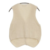 BEAUTY&YOUTH UNITED ARROWS Vest 片畔編み 1618-119-0801 ベスト アイボリー レディース ビューティアンドユース【中古】5-0906M∞
