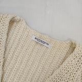 BEAUTY&YOUTH UNITED ARROWS Vest 片畔編み 1618-119-0801 ベスト アイボリー レディース ビューティアンドユース【中古】5-0906M∞