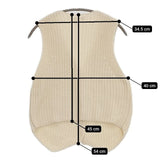 BEAUTY&YOUTH UNITED ARROWS Vest 片畔編み 1618-119-0801 ベスト アイボリー レディース ビューティアンドユース【中古】5-0906M∞
