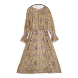 GRACE CONTINENTAL フラワードット刺繍ワンピース 0122131028 レーヨンドレス ワンピース 22SS ベージュ レディース グレースコンチネンタル【中古】5-0906M∞