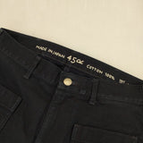 45R/45rpm 藍納戸おこめサテンの4ポケットパンツ 定価31900円 デニムパンツ ネイビー レディース フォーティーファイブアールピーエム【中古】5-0906G∞