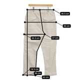 45R/45rpm モールサージストレッチの908イージーポッポパンツ 定価31900円 パンツ ベージュ レディース フォーティーファイブアールピーエム【中古】5-0827T∞