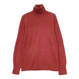 45R/45rpm スーピマオーガニック超ガーゼタートルネック 定価16500円 セーター ニット レッド レディース フォーティーファイブアールピーエム【中古】5-0825T∞
