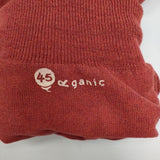 45R/45rpm スーピマオーガニック超ガーゼタートルネック 定価16500円 セーター ニット レッド レディース フォーティーファイブアールピーエム【中古】5-0825T∞