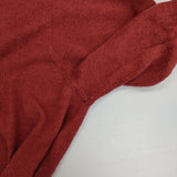 45R/45rpm スーピマオーガニック超ガーゼタートルネック 定価16500円 セーター ニット レッド レディース フォーティーファイブアールピーエム【中古】5-0825T∞