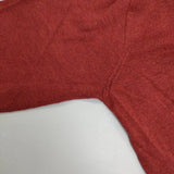 45R/45rpm スーピマオーガニック超ガーゼタートルネック 定価16500円 セーター ニット レッド レディース フォーティーファイブアールピーエム【中古】5-0825T∞