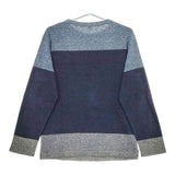 45R/45rpm ガーゼのバスクニットTシャツ 定価27500円 ニット ネイビー レディース フォーティーファイブアールピーエム【中古】5-0528M∞