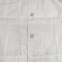45R/45rpm 8041029 リネンのGジャンボレロ 定価40700円 日本製 サイズ2 ジャケット ホワイト レディース フォーティーファイブアールピーエム【中古】5-0707M△