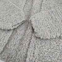 veritecoeur VCK-256 ハンドニットウールボレロ 定価60500円 カーディガン グレー レディース ヴェリテクール【中古】5-0920T♪