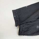 maku textiles シルクコットン インディゴ染め カシュクール 92224 BIZEN-488 シアー ワンピース ネイビー レディース マクテキスタイルズ【中古】5-1021M△