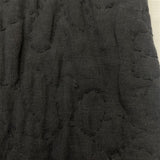 TOWAVASE リネン 中綿 刺し子刺繍 キルトローブ コート ブラック レディース トワヴァーズ【中古】5-0814T∞