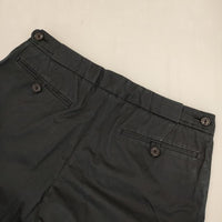 MARGARET HOWELL 578-143410 コットン センタープレススラックス パンツ ネイビー レディース マーガレットハウエル【中古】5-0906G∞