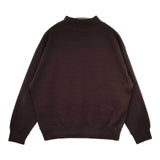 MHL. 595-1269512 SOFT WOOL JERSEY モックネック セーター ニット 21AW ブラウン レディース エムエイチエル【中古】5-0825T∞