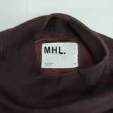 MHL. 595-1269512 SOFT WOOL JERSEY モックネック セーター ニット 21AW ブラウン レディース エムエイチエル【中古】5-0825T∞