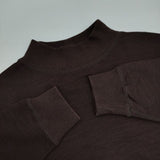 MHL. 595-1269512 SOFT WOOL JERSEY モックネック セーター ニット 21AW ブラウン レディース エムエイチエル【中古】5-0825T∞