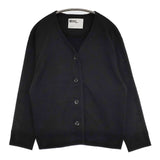MHL. 595-0269508 DRY COTTON LINEN LOOPBACK スウェット カーディガン ブラック レディース エムエイチエル【中古】5-0906M∞