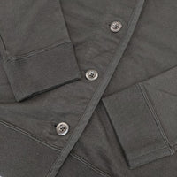 MHL. 595-0269508 DRY COTTON LINEN LOOPBACK スウェット カーディガン ブラック レディース エムエイチエル【中古】5-0906M∞