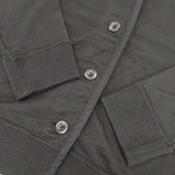 MHL. 595-0269508 DRY COTTON LINEN LOOPBACK スウェット カーディガン ブラック レディース エムエイチエル【中古】5-0906M∞