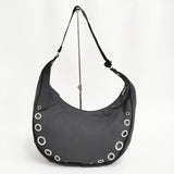 LeSportsac オニキスグロメッツ GROMMET SHOULDER BAG 定価29150円 ショルダーバッグ ブラック レディース レスポートサック【中古】5-0429G♪