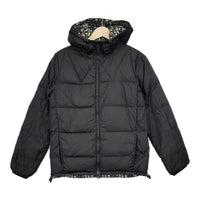 HUG O WaR Monro リバティ リバーシブル ダウンジャケット ブラック アイボリー レディース ハグオーワー【中古】5-1007A◆