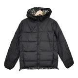 HUG O WaR Monro リバティ リバーシブル ダウンジャケット ブラック アイボリー レディース ハグオーワー【中古】5-1007A◆