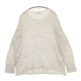Simplicite リボンヤーンミックススパンコールニットプルオーバー ニット 24AW ベージュ レディース シンプリシテェ【中古】5-0830M∞