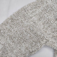 Simplicite リボンヤーンミックススパンコールニットプルオーバー ニット 24AW ベージュ レディース シンプリシテェ【中古】5-0830M∞