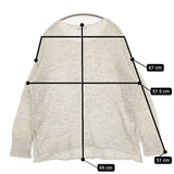 Simplicite リボンヤーンミックススパンコールニットプルオーバー ニット 24AW ベージュ レディース シンプリシテェ【中古】5-0830M∞