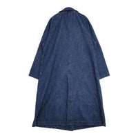 TAKEO KIKUCHI THE SHOP TK ザ ショップティーケー デニム トレンチ コート ネイビー レディース タケオキクチ【中古】5-0830M∞