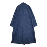 TAKEO KIKUCHI THE SHOP TK ザ ショップティーケー デニム トレンチ コート ネイビー レディース タケオキクチ【中古】5-0830M∞