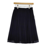 any FAM セレモニー ベーシックシフォンプリーツ スカート ポリエステル スカート 濃紺 レディース エニィファム【中古】5-0830M∞