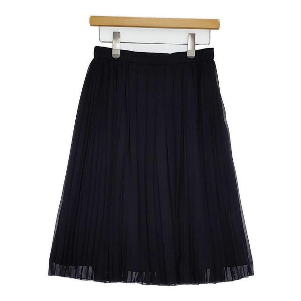 any FAM セレモニー ベーシックシフォンプリーツ スカート ポリエステル スカート 濃紺 レディース エニィファム【中古】5-0830M∞