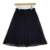 any FAM セレモニー ベーシックシフォンプリーツ スカート ポリエステル スカート 濃紺 レディース エニィファム【中古】5-0830M∞